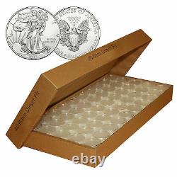 1000 Direct Fit Airtight 40.6mm Coin Holder Capsules Holders For SILVER EAGLE Oz