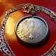 1923 GERMAN EAGLE 500 MARK Coin Weimar Pendant on 28 925 STERLING SILVER CHAIN
