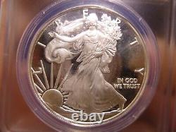 1985 Daniel Carr Overstruck Silver Eagle Design MS67 ANACS