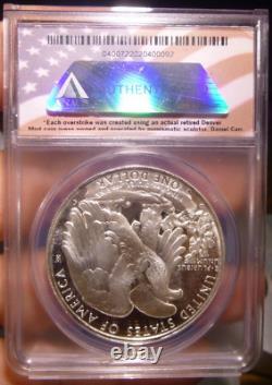 1985 Daniel Carr Overstruck Silver Eagle Design MS67 ANACS