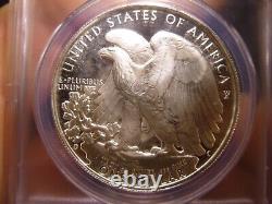 1985 Daniel Carr Overstruck Silver Eagle Design MS67 ANACS