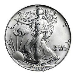 1986 $1 American Silver Eagles BU In US Mint Gift Box