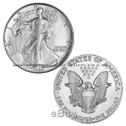 1986 $1 American Silver Eagles BU Roll of 20 Brilliant Uncirculated Eagle Coins