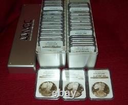 1986 2018 32 Proof Silver American Eagle Dollar Coins Collection Ngc Pf69 No 9$1