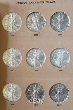 1986 2019 AMERICAN SILVER EAGLES COMPLETE SET 34 SELECTED 1oz CHOICE COINS
