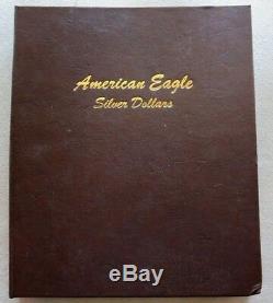 1986 2019 AMERICAN SILVER EAGLES COMPLETE SET 34 SELECTED 1oz CHOICE COINS