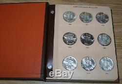 1986-2019 American Silver Eagle Coin Set 34 Coins Dansco Album See Pics