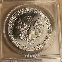 1986 & 2020 American Silver Eagle 2 Coin Legacy Set ANACS MS69