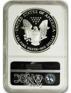1986-2021 $1 Silver Eagle 36-pc set NGC PF70 Mercanti Signed with 1995-W
