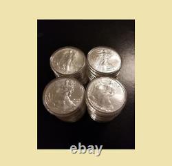 1986-2021 36 Coin American Silver Eagle Set BU