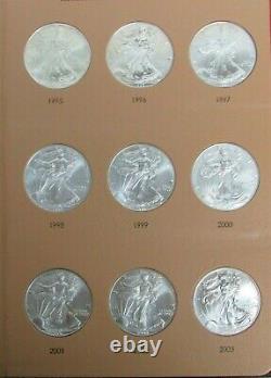 1986 2021 AMERICAN 1oz SILVER EAGLES COMPLETE SET 36 COINS