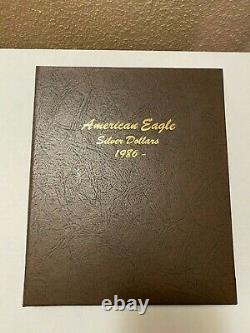 1986-2021 Silver Eagle Set Complete 36 Coins In Dansco Album