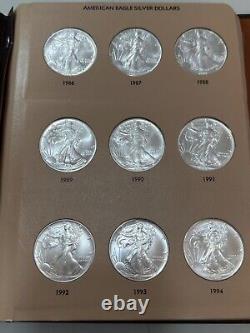 1986 2023 Complete (39) Coin American Silver Eagle Set