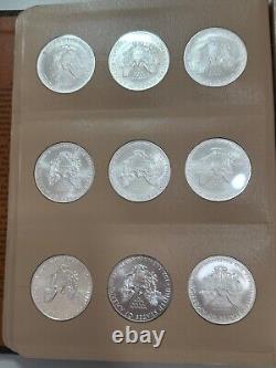 1986 2023 Complete (39) Coin American Silver Eagle Set