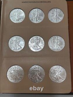 1986 2023 Complete (39) Coin American Silver Eagle Set