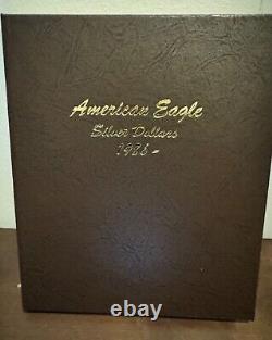 1986-2024 40-Coin American Silver Eagle Set BU (Dansco Album)