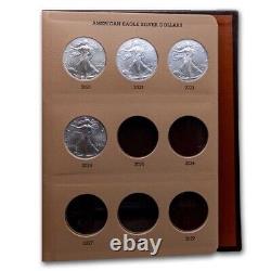 1986-2024 40-Coin American Silver Eagle Set BU (Dansco Album)