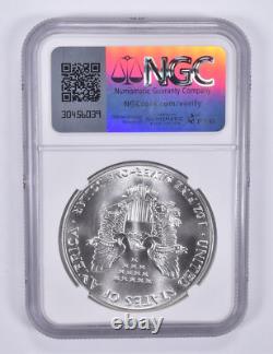 1986 American Silver Eagle MS70 NGC Brown Label