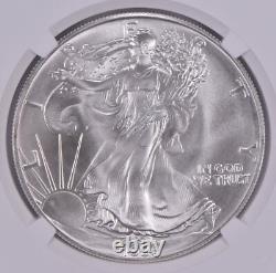 1986 American Silver Eagle MS70 NGC Brown Label