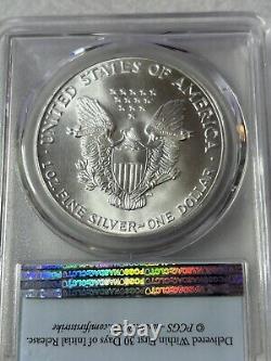 1986 American silver eagle first strike PCGS MS 70