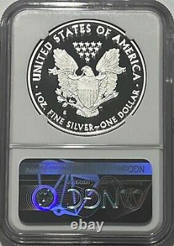 1986 S $1 Ngc Pf70 Ultra Cameo Proof Silver Eagle First Year Of Issue Fyoi Label