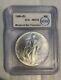 1986 S American silver eagle MS 70