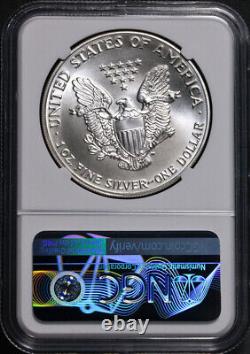 1986 (S) Silver American Eagle $1 NGC MS69 Struck at San Francisco Brown STOCK
