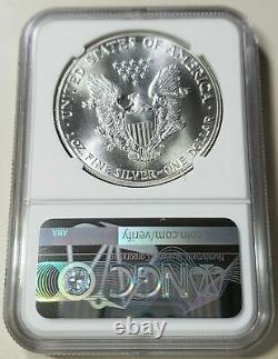 1986-S Silver American Eagle NGC MS69 / First Year / Minted in San Francisco