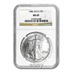 1986 Silver American Eagle MS-69 NGC SKU #4845