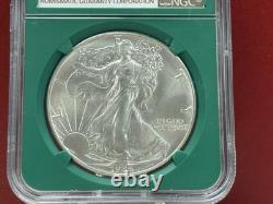 1986 US 1 toz 999 silver American eagle NGC MS69 mint sealed box 4515202-027