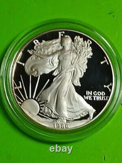 1986-s American Silver Eagle Proof 70 Dcam