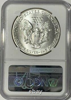 1986 (s) Ngc Ms69 $1 Silver Eagle First Year Issue Struck At San Francisco Trl L