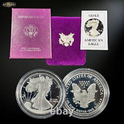 1986-s Proof American Silver Eagle In Original Government Packaging