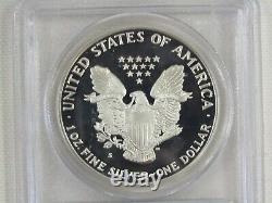 1986-s Proof Silver American Eagle Pcgs Pr69 Dcam