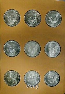 1986 thru 2020 Silver 1OZ American Eagle Set of 35 Coins (B49)
