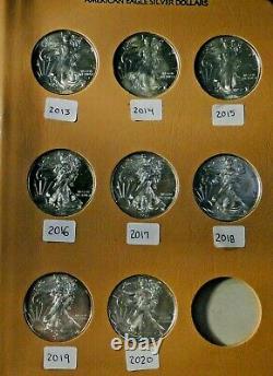1986 thru 2020 Silver 1OZ American Eagle Set of 35 Coins (B49)