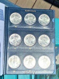1986 thru 2021 American Silver Eagles/ 36 Coin Complete Collection / GEM BU's