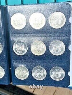 1986 thru 2021 American Silver Eagles/ 36 Coin Complete Collection / GEM BU's