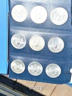 1986 thru 2021 American Silver Eagles/ 36 Coin Complete Collection / GEM BU's