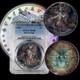 1987 American Silver Eagle GORGEOUS Terminal COMET? TONED PCGS MS68