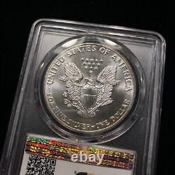 1987 American Silver Eagle PCGS MS66 Toned Color Bullion Toning