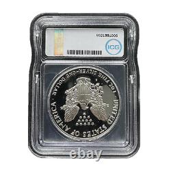 1987-S American Silver Eagle $1, PR70 DCAM Proof ICG Austin Hutto Signed