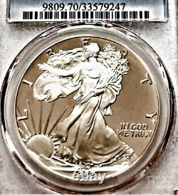 1987 S Silver Eagle PR 70 DCAM Spotless proof Coin, Very pleasing to the eye