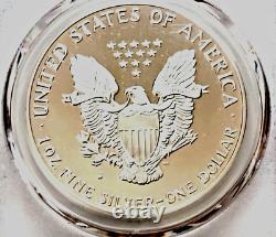 1987 S Silver Eagle PR 70 DCAM Spotless proof Coin, Very pleasing to the eye