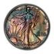 1988 $1 1 oz Silver American Eagle PQ Rainbow Toning SKU-E3361