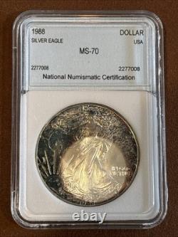 1988- American Silver Eagle- NNC- MS70