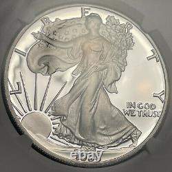 1988-S $1 American Silver Eagle Proof NGC Brown Label PF 70 Ultra Cameo