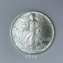 1989 1994 1998 1999 Set of 4 American Eagle 1 Troy oz Fine Silver $1 Dollar