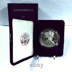 1991 S American Eagle Dollar 1 oz. 999 Silver Proof OGP SKUCPC7879