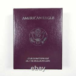 1991 S American Eagle Dollar 1 oz. 999 Silver Proof OGP SKUCPC7879